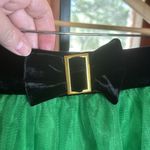 love on a hanger NWOT  Green Holiday Tulle Velvet Skirt Size Medium Photo 2