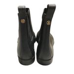 Sam Edelman Womens Tinsley Chelsea Black Matte Rubber Rain Boots Slip On 9 Photo 3