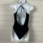 PINK - Victoria's Secret PINK Victoria’s Secret Black One Piece Swimsuit size Small Photo 1