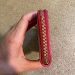 Prada Authentic  vintage Y2K Saffiano leather checkered long wallet pink gold Photo 1