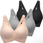 Momwillis XXL new 3 pack Nursing Bras Pink Photo 0