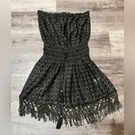 Ramy Brook Lauryn Swim Cover Mini Dress in Black Zigzag Photo 3