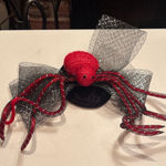 Red Spider Hat Black Lace Photo 0