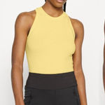 Athleta Renew Racerback Tank Top in Lunaria Yellow Photo 0