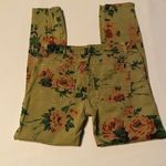 Rue 21  Khaki Floral Skinny Jeans Size 5/6 Photo 3