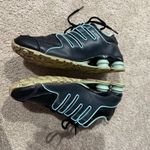 Nike  Shox Black w/ Light Blue Sneakers Classic 2010s Shoes Women's Size 10 Photo 6