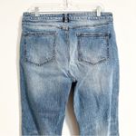 Pilcro Anthropologie  Distressed Crop Cotton Denim Jeans Photo 2