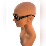 Brighton  Kiss Black Sunglasses European Crystal Embellished Gold Hardware No Box Photo 1