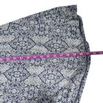 LuLaRoe |  | Blue White Floral Pattern Flowy Knee Length Sleeve Crew Neck Dress Photo 6