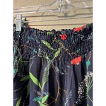 Aerie  Pants Women’s Size Small Blue Red‎ Floral Polyester Pockets Lounge Photo 2