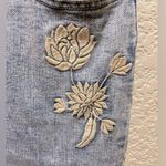 Inc international  Concepts Women’s Mid Rise Embroidered Boyfriend Jeans Blue 6 Photo 7