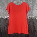 Banana Republic  Red V Neck T-Shirt Photo 1