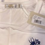 Peter Millar NWT  Richmond Spiders ruffled hem white oversized t-shirt- size XL Photo 5