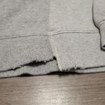 Free People  Rework It Reverse It Oversized Sweatshirt Distressed Grey size XS Photo 7