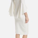 Milly Selena Blue Off the Shoulder Midi Column Dress New w/ Tags Formal Size 4 Photo 1