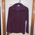 Columbia Purple 3/4 Sleeve Zip Up Photo 0