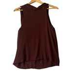 Robbi & Nikki by Robert Rodriguez‎ Brown Sequin Tank Top Women's S Going Out Photo 2