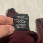 3d emblem women's XL 90s Burgundy Rose Tank Top biker harley lace moto free spir Red Photo 3