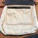 Valentina Italia Crossbody Bag Purse Black/Tan Black Photo 7