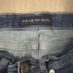 Rock & Republic Sz 6 Denim Bootcut Jeans Women's Blue Wash Embellished Pockets Photo 6