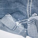 Vanity 32x2 Dark Wash Rivet Stitched Flap Pocket Jeans Short Shorts Blue Size 32 Photo 6