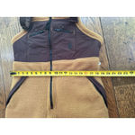 Free People FP Movement Hit the Slopes Fleece Overalls Camel Combo Sz Large NWOT Photo 5