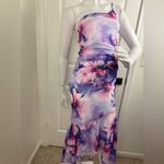 Jardin Vue Floral Strapless Maxi Dress Size Small. B21 Purple Photo 5