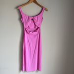 Chiara Boni  pink cut out bow back dress Photo 1