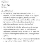 Lace Bralette set: blk + gray (2)unworn Black Size XL Photo 7