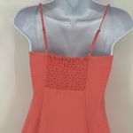 Gianni Bini  Y2K Maxi Dress Sz 0 Coral Milkmaid Babydoll Coastal Coquette Fairy Photo 6