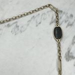 Chico's Gold Tone Long Chain Link Station Necklace Photo 3