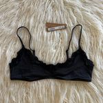 SKIMS Skim Fits Everybody Lace Scoop Bralette Onyx Size Large Photo 1