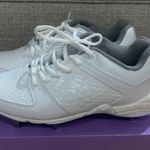 DICK'S Sporting Goods Rip-It Diamond Women’s White Softball Spikes Size 7.5 Brand New Photo 1