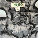 Rag and Bone Kenzo Gray Black Blue Iridescent Floral Zip Ankle Stretch Skinny Jeans Sz 38 / 8 Photo 9