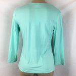Cosabella  Lace Trim Blue Long Sleeve Top M NEW Photo 4