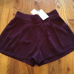 Sis Sis Burgundy elastic shorts Photo 2