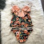 Lucky Brand new  floral tankini bathing suit set size small Photo 1