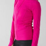 Lululemon  In Flux Reversible Zip Up Hooded Jacket Bright Pink Womens Size 4 Photo 0