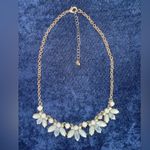 Set of two chunky rhinestone choker necklaces Gold Photo 7