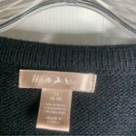 White Stag  Black Christmas Applique Ugly Christmas Sweater M Photo 1