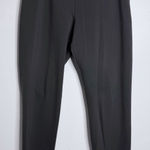 Eileen Fisher Slim Leg Ankle Pants Stretch Knit Casual Dark Gray Large Pull On Photo 0