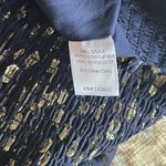 Sail To Sable Like New Metallic Clip Dot Blouse XS Photo 5