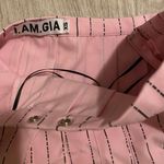 I am gia  pink heather pinstripe mini skirt Photo 1