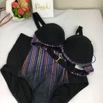 NWT Swimsuits for All Madame Jai swimsuit set Black Size 6 Photo 0