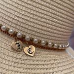 Juicy Couture , pearl trimmed straw, sun hat Photo 2