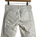 AGOLDE Isabel Ankle Slim Boyfriend Distressed White Denim Jeans Size 24 Photo 9