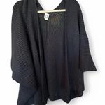 Akemi + Kin Anthropologie Black Knit Open Front Cardigan -O/S Photo 2