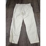 Madewell Cream Ivory Murray Paperbag Casual Crop Trouser Pants Size Small Photo 5