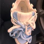 White and blue high tops Size 6.5 Photo 4
