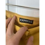 EXPRESS  dress pants mustard yellow  colonist ankle midrise size 2 Photo 3